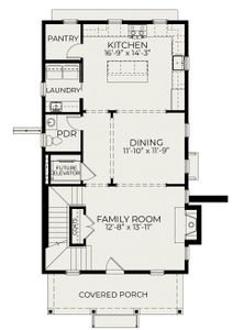 New construction Single-Family house 1320 Eldon Cir, Durham, NC 27707 plan Hilda - image
