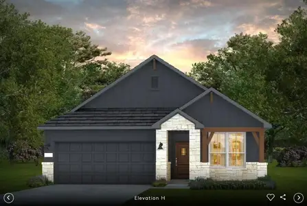 New construction Single-Family house 410 Ruby Ford Dr, Cove, TX 77523 plan Oakmont - image