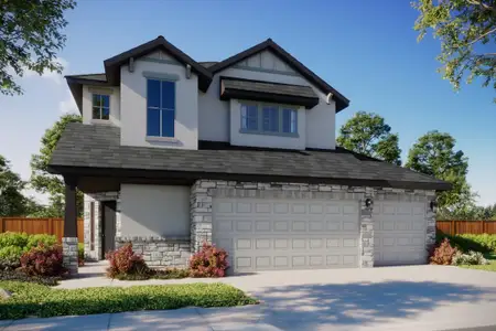 New construction Single-Family house 141 White Horses Dr, Kyle, TX 78640 plan Lamar - image