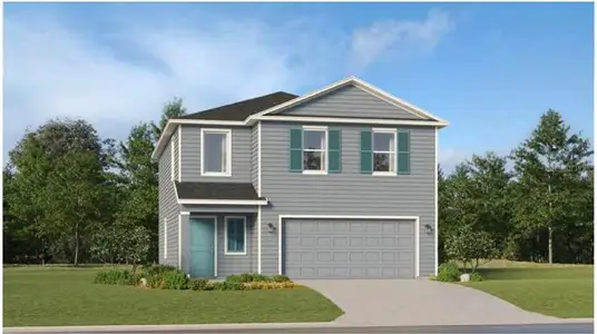 New construction Single-Family house 8490 Sw 41St Cir, Ocala, FL 34476 plan Columbus - image
