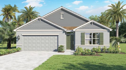 New construction Single-Family house 1871 Jacobin St Nw, Palm Bay, FL 32907 Cali- photo 0