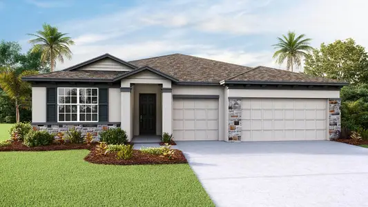 New construction Single-Family house 11367 Curio Dr, Brooksville, FL 34613 plan Camden - image