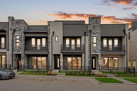 New construction Townhouse house 1272 Daybreak Drive, Allen, TX 75013 Johnson Homeplan- photo 0