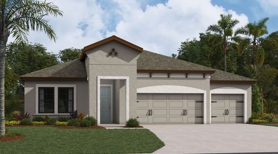 New construction Single-Family house 3386 Yellow Leaf Cir, Spring Hill, FL 34609 null- photo 0