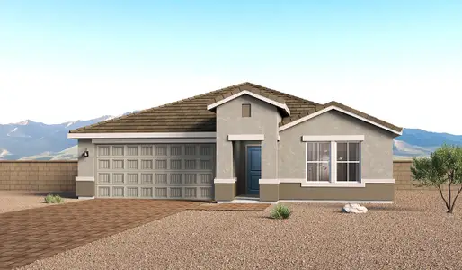 New construction Single-Family house 723 W Calle Lupa, Sahuarita, AZ 85629 plan Dalea - D40D - image