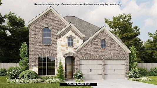 New construction Single-Family house 200 Elizabeths Pl, Georgetown, TX 78626 Design 2442W- photo 0