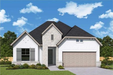 New construction Single-Family house 105 Silver Lupine Cv, San Marcos, TX 78666 plan The Conner - image