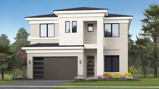 New construction Single-Family house 1020 Raleigh Wy, Wellington, FL 33414 plan Sorrento - image
