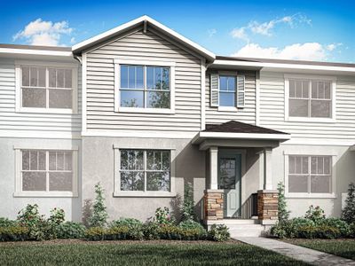 New construction Townhouse house 1342 Tarflower Drive, Winter Springs, FL 32708 Catalina- photo 0