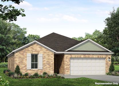 New construction Single-Family house 4618 Coral Bean St, Pinehurst, TX 77362 plan Colony at Pinehurst 1657 - image