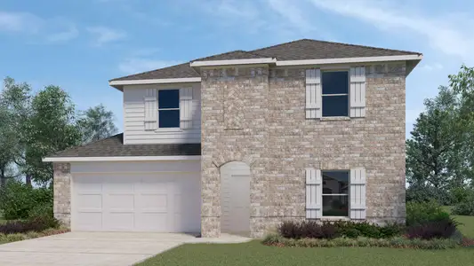 New construction Single-Family house 13114 Sorrento Bay Dr, Willis, TX 77318 plan Rosemont - image