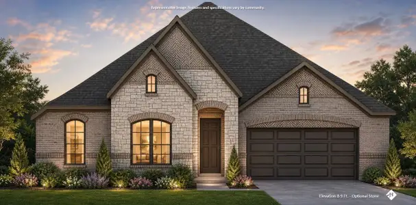 New construction Single-Family house 1117 Dillinger, Hewitt, TX 76643 plan Cambridge - image
