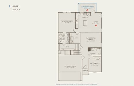 Enloe Floor Plan, Quick Move-In Home, Floor 1