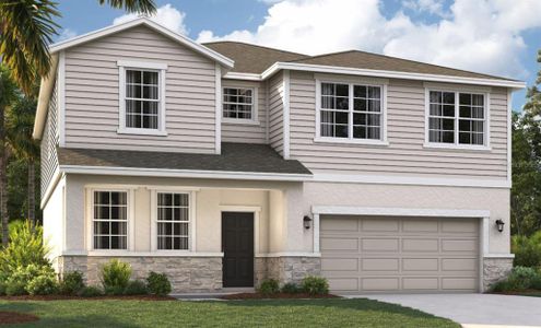 New construction Single-Family house 1730 Blue Lagoon Circle, Mascotte, FL 34753 The Chester- photo 0