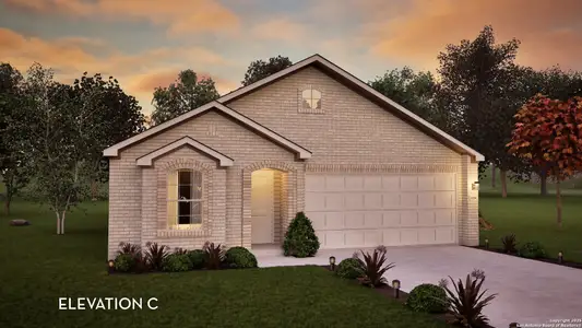 New construction Single-Family house 3565 Alto Stratus, New Braunfels, TX 78130 plan Aquila - image