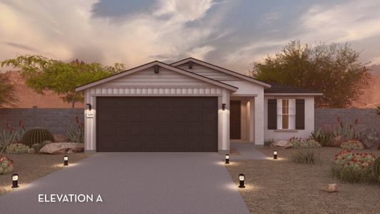 New construction Single-Family house 42895 W Krista Dr, Maricopa, AZ 85138 plan Aztec - image