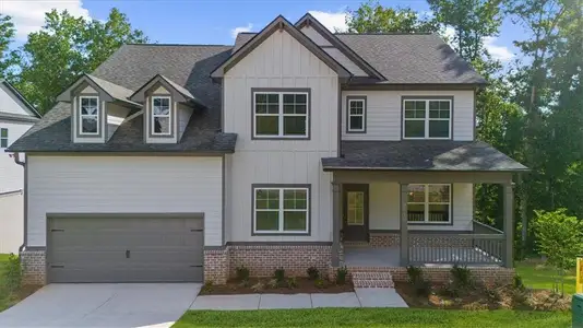 New construction Single-Family house 8610 Standing Stone, Ball Ground, GA 30107 plan The Carden - image