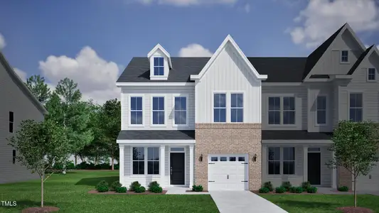 New construction Townhouse house 1203 Bell Heather Rd, Unit 17, Durham, NC 27703 null- photo 0