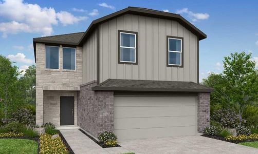 New construction Single-Family house 222 Bayou Mint Blvd, Buda, TX 78610 plan Harrier - image