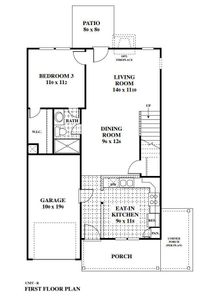 New construction Townhouse house 5303 Cherrie Kate Ct, Stanley, NC 28164 plan Riverbirch - image 4