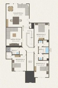 Pulte Homes, Lawson floor plan