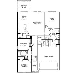 New construction Single-Family house 118 Blooming Meadow Rd, Piedmont, SC 29673 plan Buchanan - image