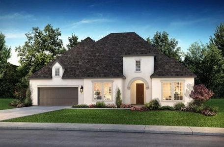 New construction Single-Family house 5202 Deer Valley Ct, Manvel, TX 77578 plan 6025 Elevation B - image