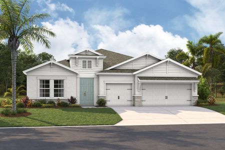 New construction Single-Family house 34009 Twilight Sea Pl, Wesley Chapel, FL 33545 plan Bayshore I - image