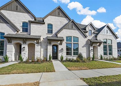 New construction Townhouse house 8108 Meadow Valley Dr, McKinney, TX 75071 Ashford Plan- photo 0 0