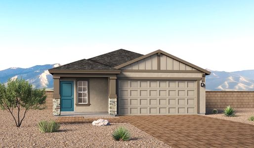 New construction Single-Family house 10397 W Brown Sand St, Marana, AZ 85653 plan Caroline - Z30C - image