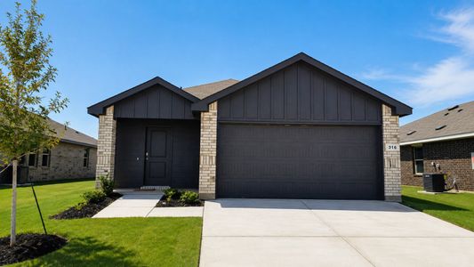 New construction Single-Family house 316 Trail Ct, Keene, TX 76059 plan Caprock - image