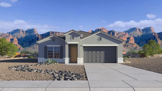 New construction Single-Family house 15476 W Desert Hollow Dr, Surprise, AZ 85387 null- photo 0