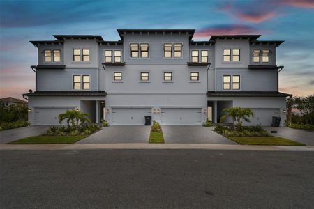 Twilight Front Elevation