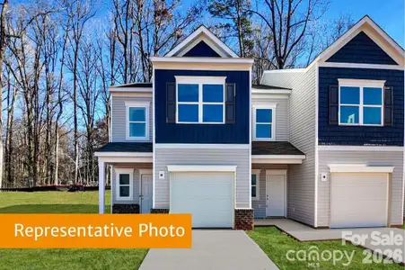 New construction Townhouse house 5338 Porterhouse Wy, Charlotte, NC 28215 plan The Rutledge - image