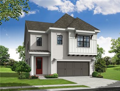 New construction Single-Family house 581 Beechwood Wy, Hoschton, GA 30548 plan The Castleberry - image