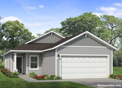 New construction Single-Family house 12013 Murano Dr, Austin, TX 78747 plan Cloverleaf 1468 - image