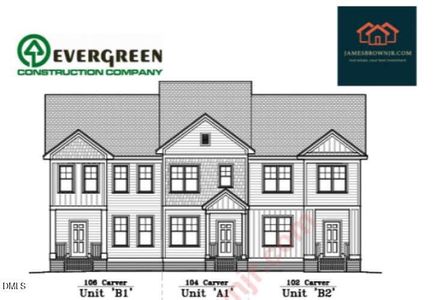 New construction Townhouse house 112 N Carver St, Raleigh, NC 27610 - image
