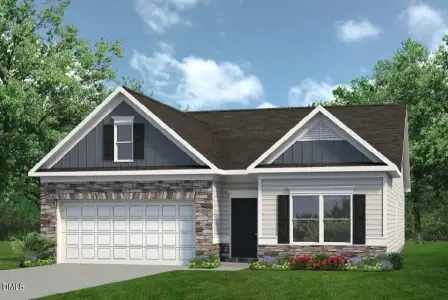 New construction Single-Family house 1236 Pink Geranium Dr, Benson, NC 27504 plan The Crawford - image