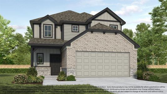 New construction Single-Family house 2627 Village Side Trail, Rosenberg, TX 77471 Plan 145- photo 0