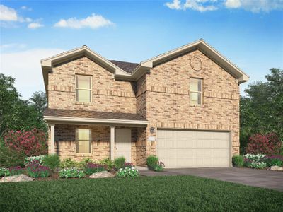 New construction Single-Family house 16614 River Grass Trail, Hockley, TX 77447 Nora TX- photo 0