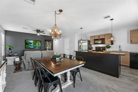 Open concept living area