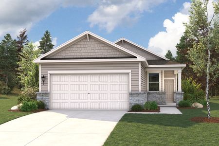 New construction Single-Family house 130 Hornet St, Elgin, TX 78621 plan Cedar - image