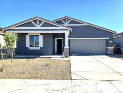 New construction Single-Family house 5663 S 240Th Ln, Buckeye, AZ 85326 Violet Homeplan- photo 0