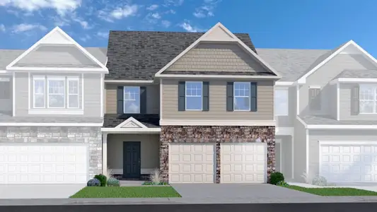 New construction Townhouse house 6 Russet Wy, Newnan, GA 30263 plan Boxwood Townhome - image 2