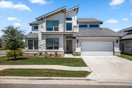New construction Single-Family house 9300 Flatbush Dr, Austin, TX 78744 plan Design 3491E - image