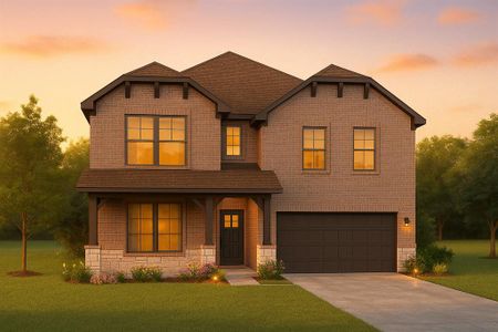 New construction Single-Family house 791 Grand Dale Dr, Lavon, TX 75166 Cypress II- photo 0