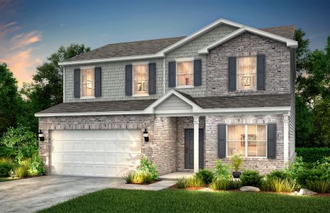 New construction Single-Family house 520 Elkwood Ln, Mcdonough, GA 30252 Aspire- photo 0