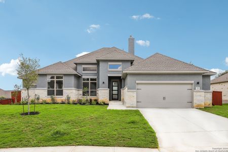 New construction Single-Family house 29816 Capstone Walk, Fair Oaks Ranch, TX 78015 Hamilton (2848-CL-60)- photo 0