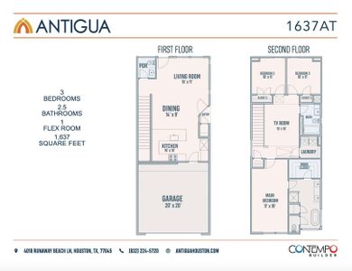 New construction Single-Family house 4011 Boho Ln, Houston, TX 77045 plan 1637AT - image 3