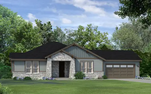 New construction Single-Family house 148 Charming Redbud Ln, San Marcos, TX 78666 plan Trevino - image